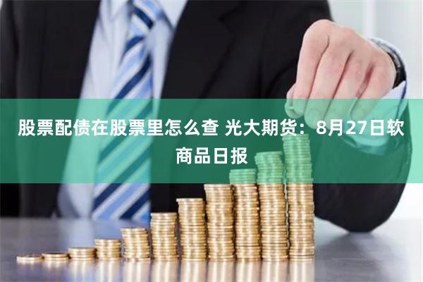 股票配债在股票里怎么查 光大期货：8月27日软商品日报